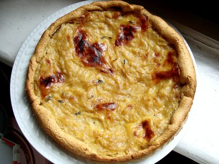 french onion tart - In Jennie's Kitchen