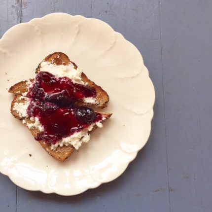 it's never too late - {sour cherry jam} - In Jennie's Kitchen