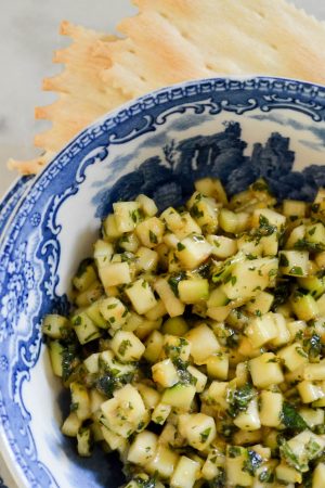 Zucchini Tartare | In Jennie's Kitchen