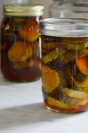 Maple Syrup Pickles | In Jennie's Kitchen