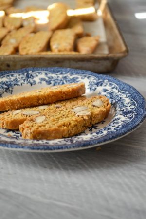 Almond Fennel Biscotti | In Jennie's Kitchen