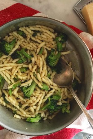 Charred Broccoli & Pasta | In Jennie's Kitchen