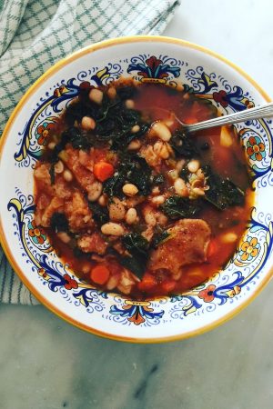 Ribollita, a Tuscan Soup recipe | In Jennie's Kitchen